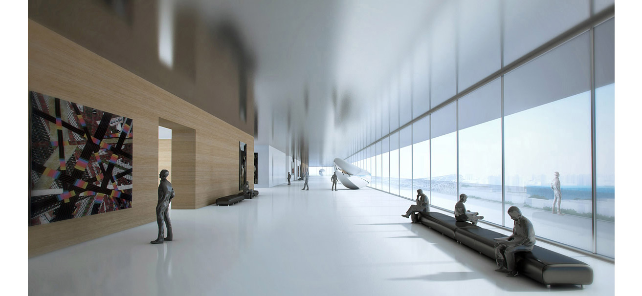 The rest area design of the National Art Museum of China