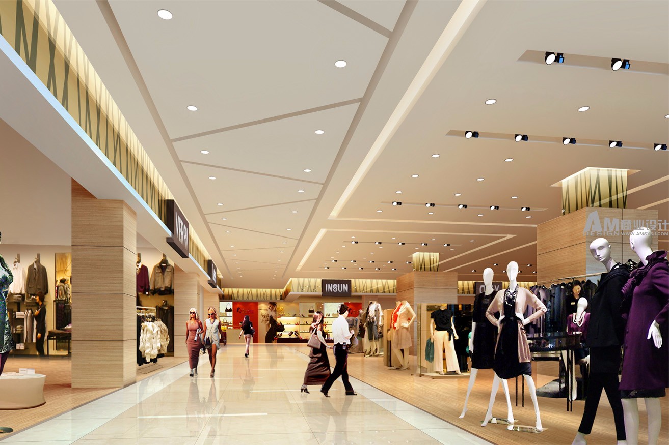 AM|Tianyicheng shopping mall clothing area design