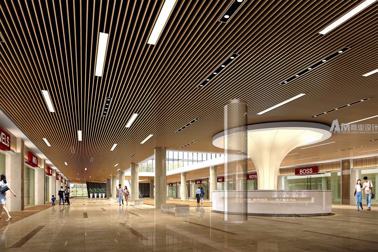 AM|Tianyicheng shopping mall lobby design