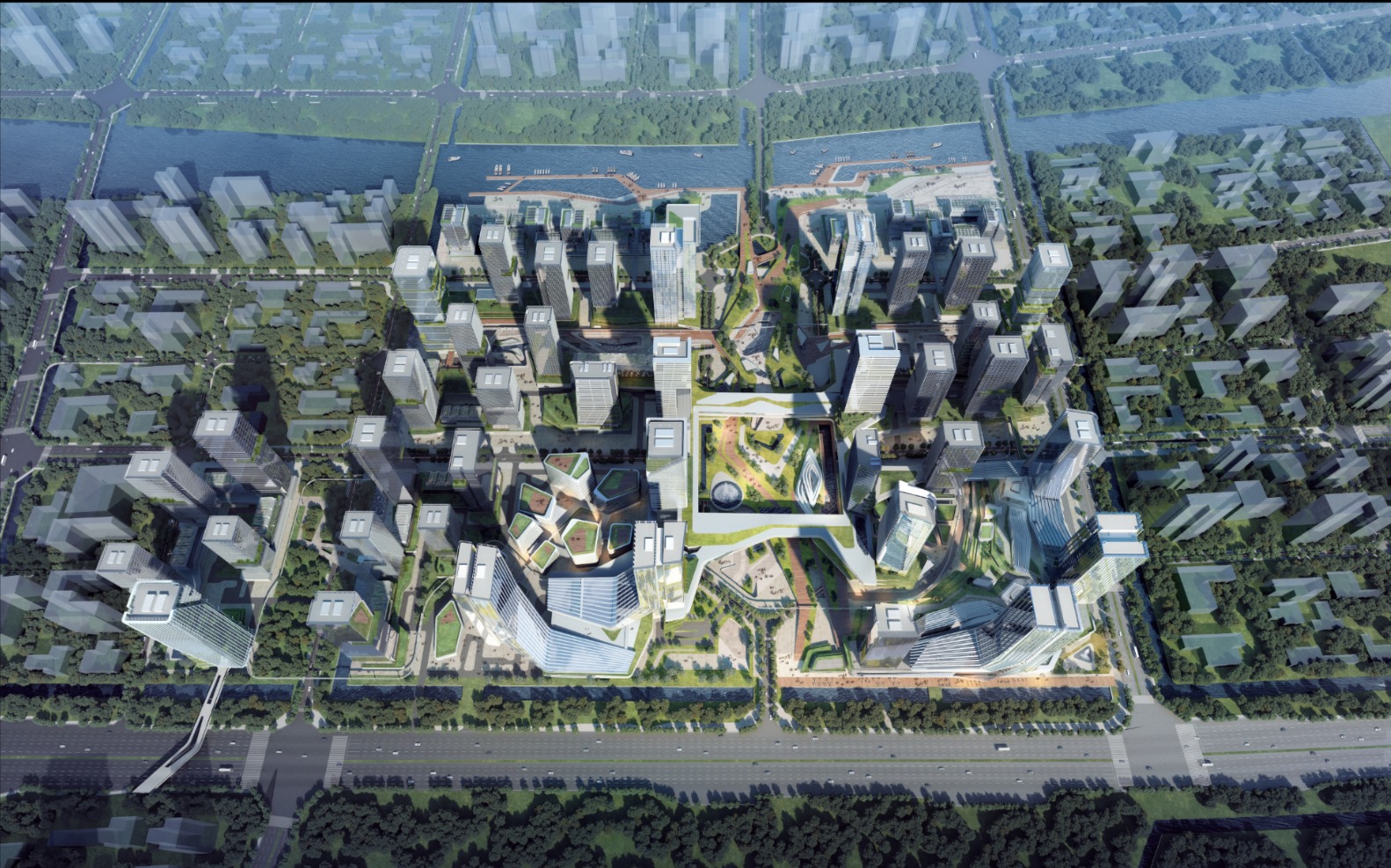 The exterior planning and design of the Hengqin Vientiane World International Commercial Complex