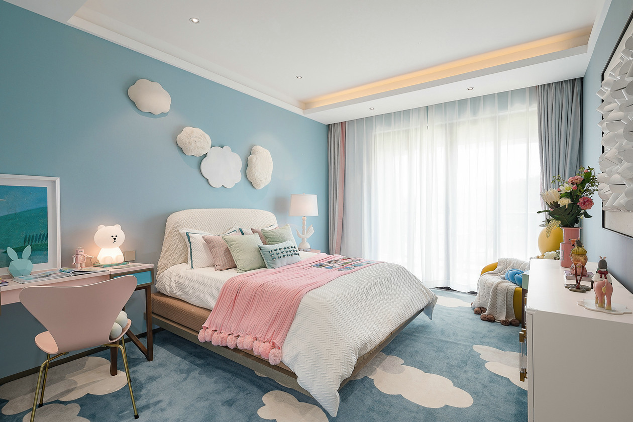 AM|Nanchang villa model room design_children's room