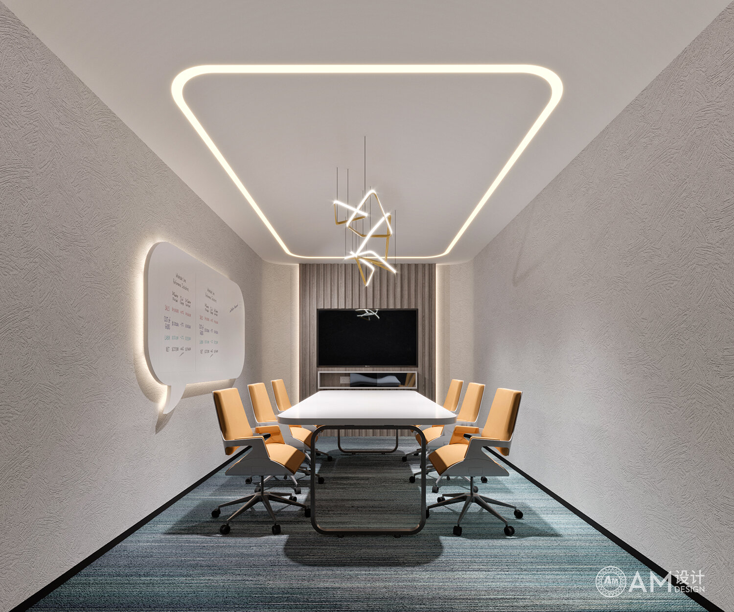 AM | Design of Beijing Jianling Siyu loft office meeting room