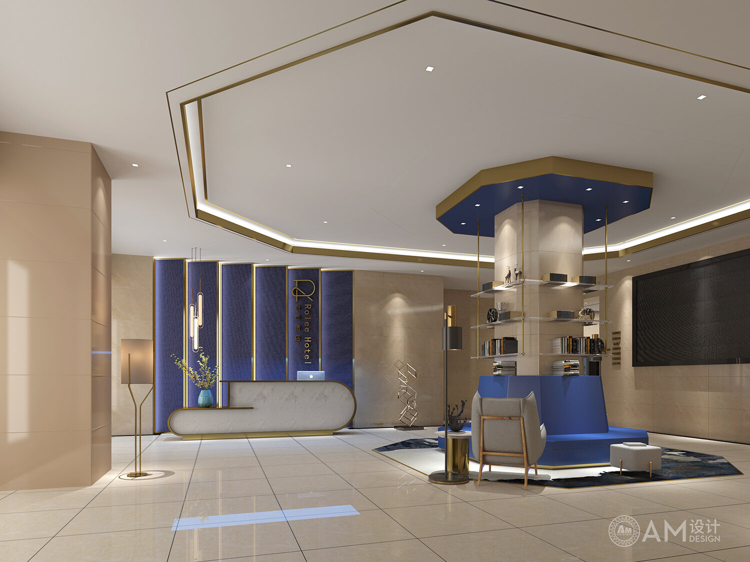 AM|Yuelai Hotel Lobby Design