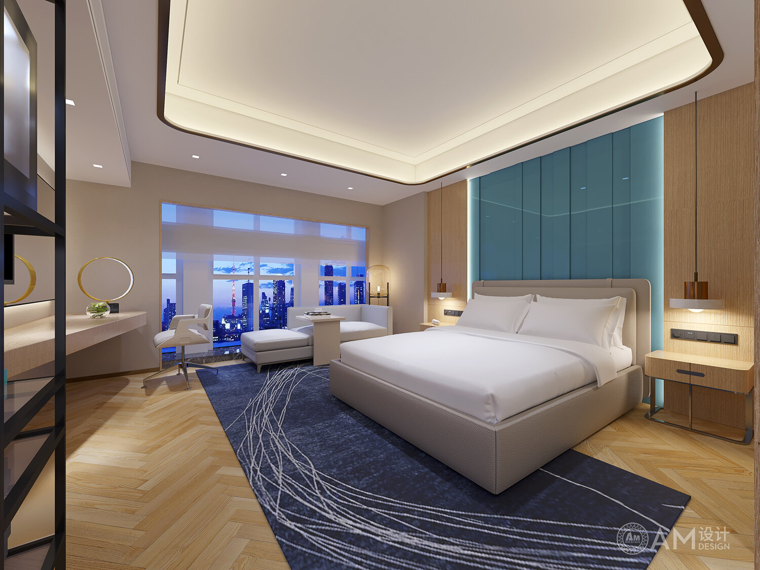AM|Yuelai Hotel Room Design