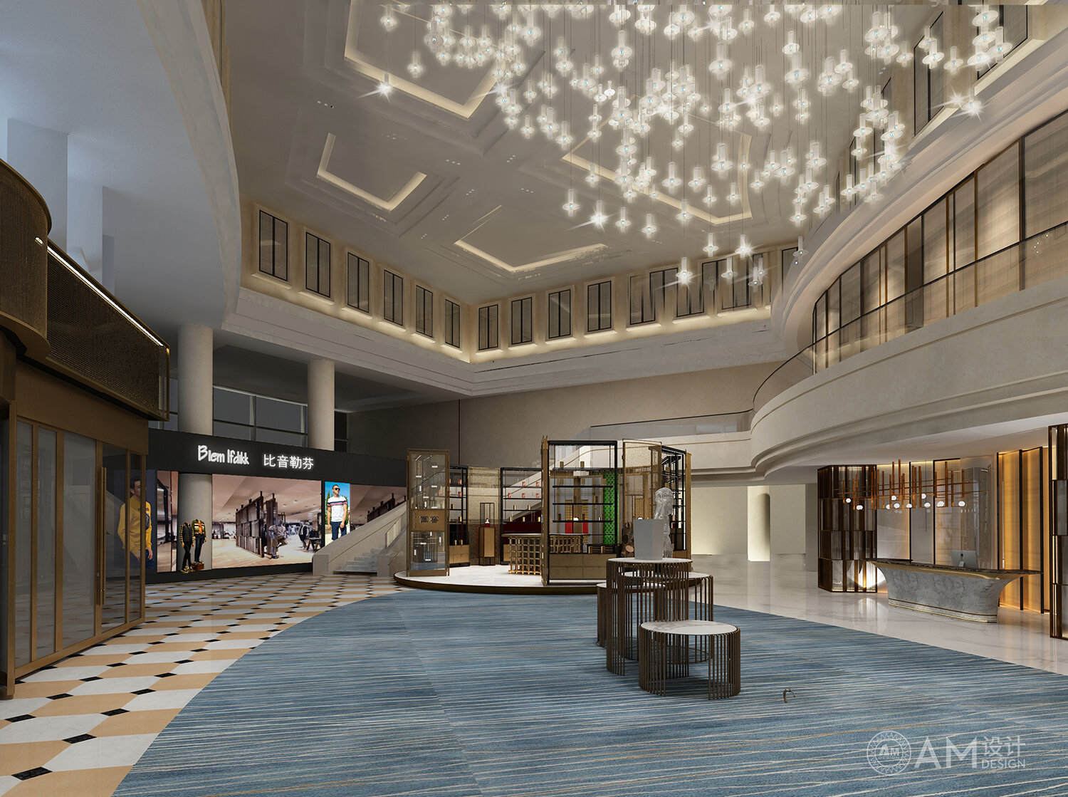 AM|Cangzhou Bohai Hotel lobby design