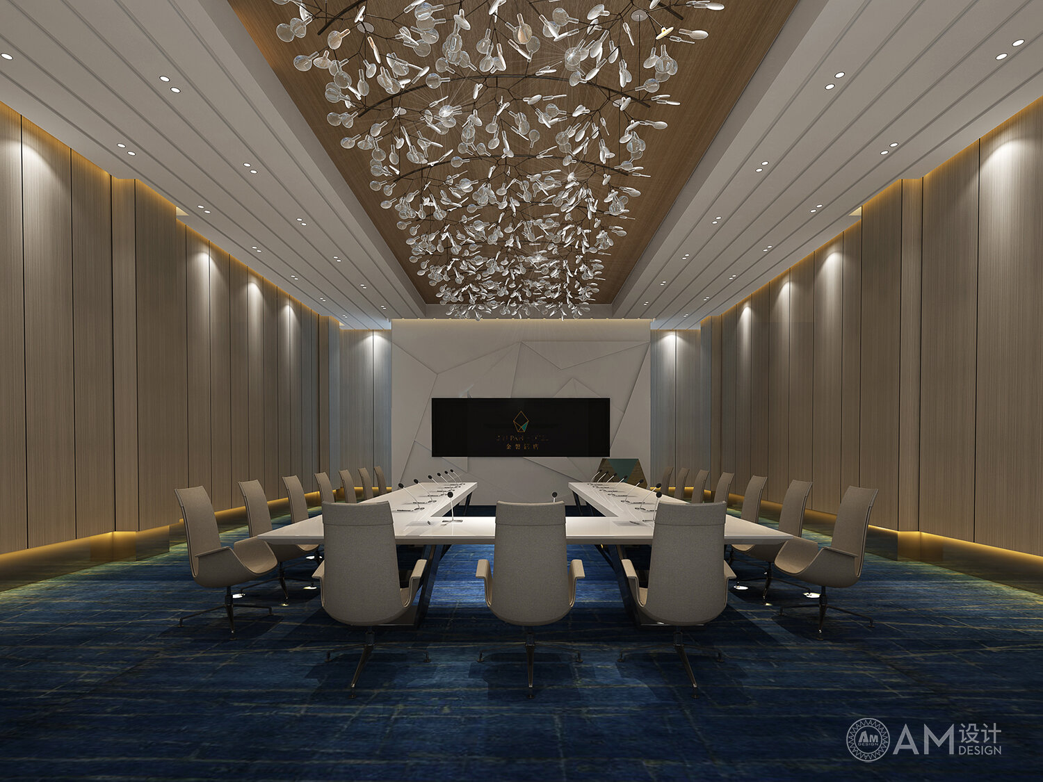 AM DESIGN | Design of meeting room of Jinpan hotel in Xi'an