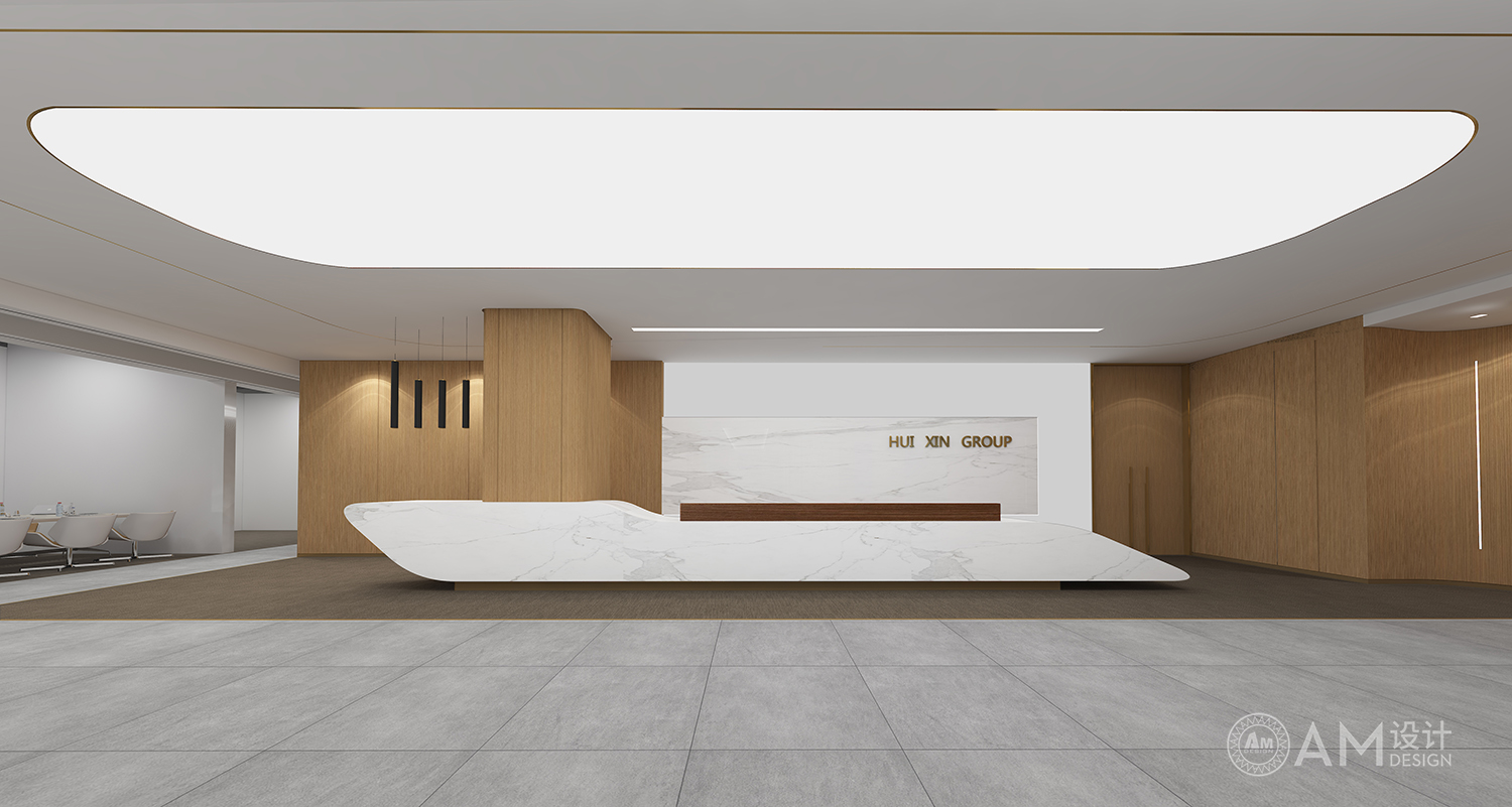 AM|Huixin Real Estate Company Front Desk Design