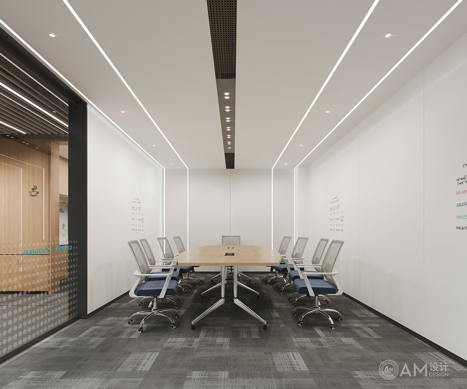 AM|People's Post Office Building Design_Meeting Room