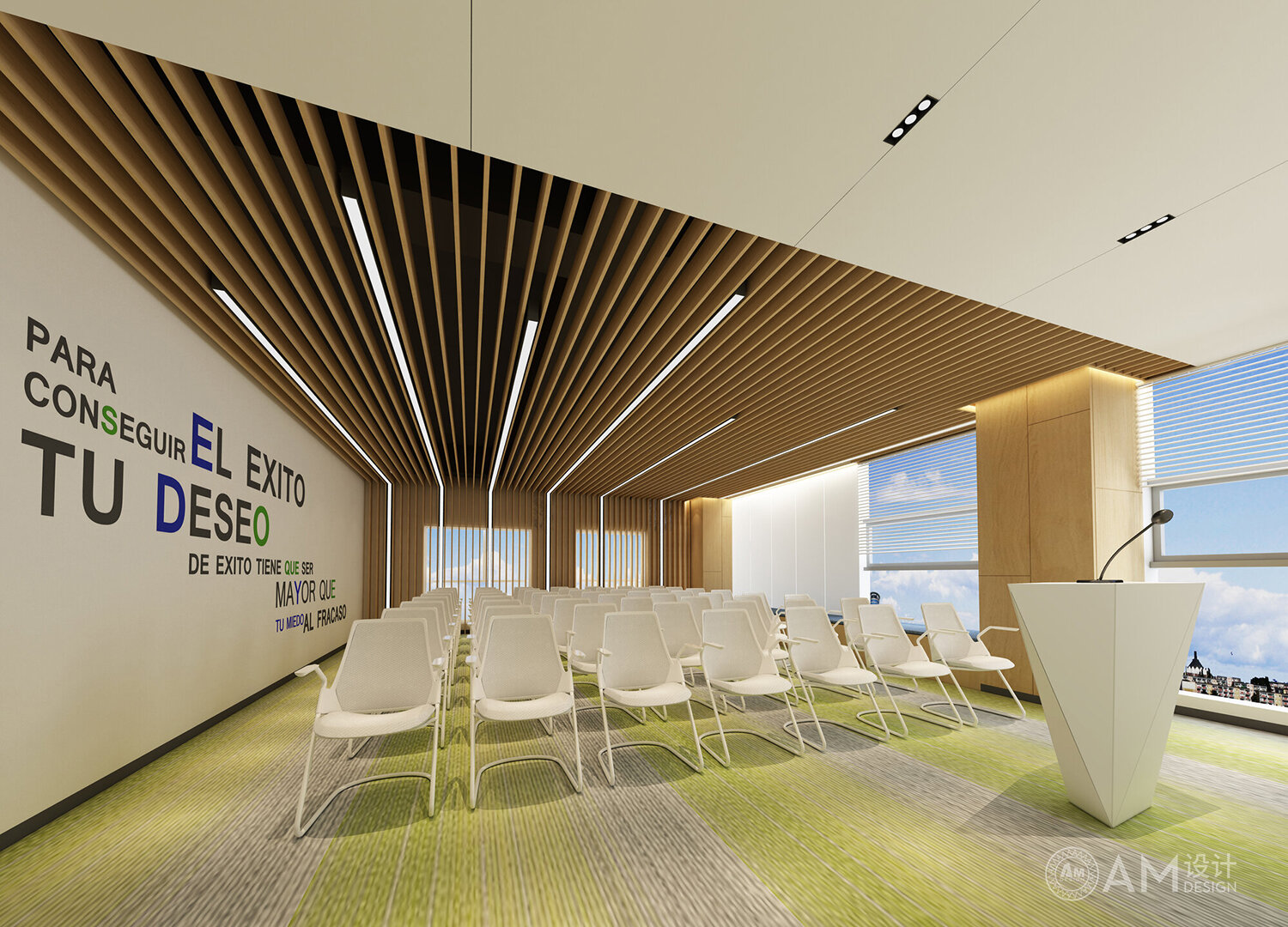 AM|Huixin Real Estate Company Training Room Design