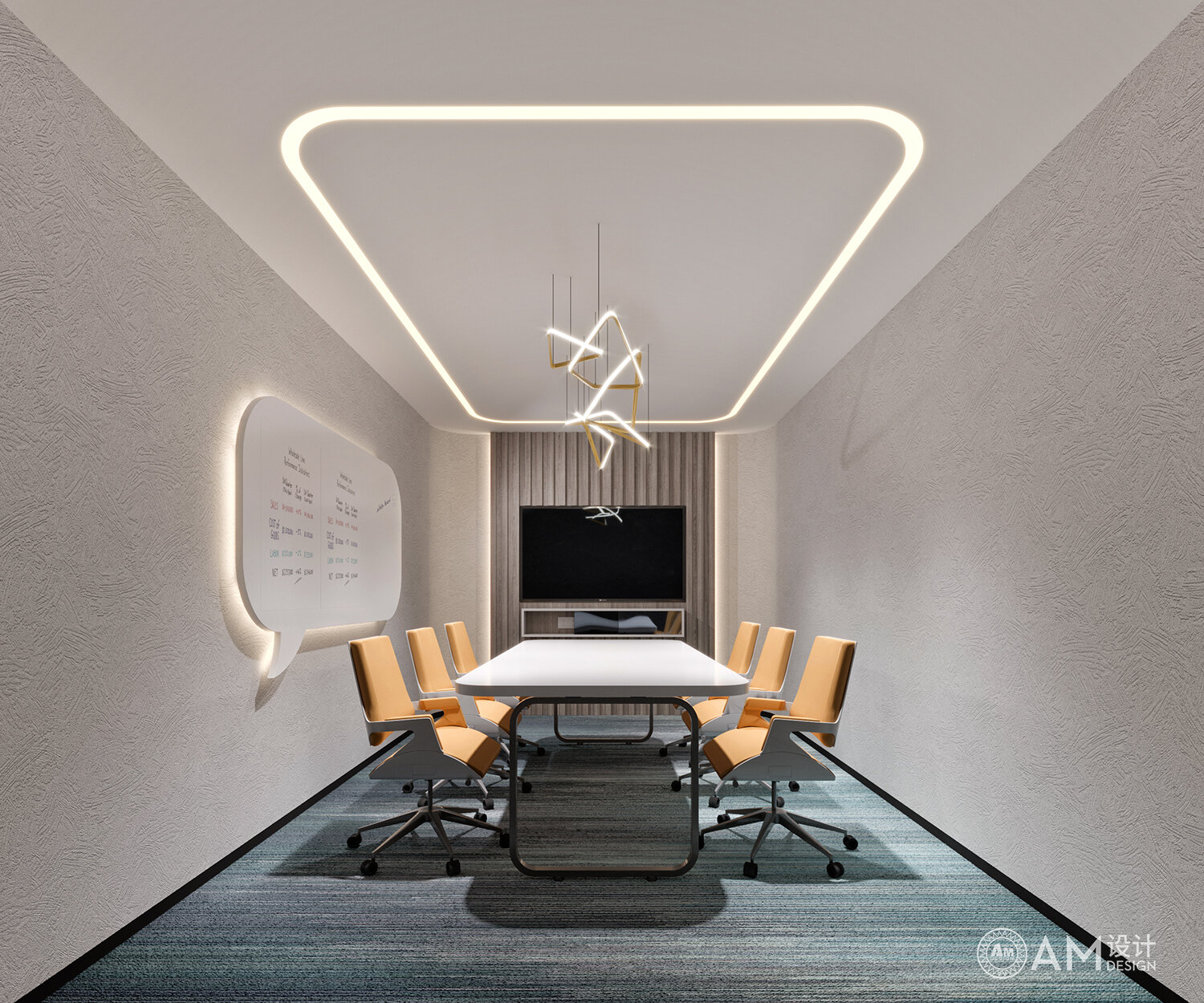 AM|Jianling Siyu loft office negotiation room design