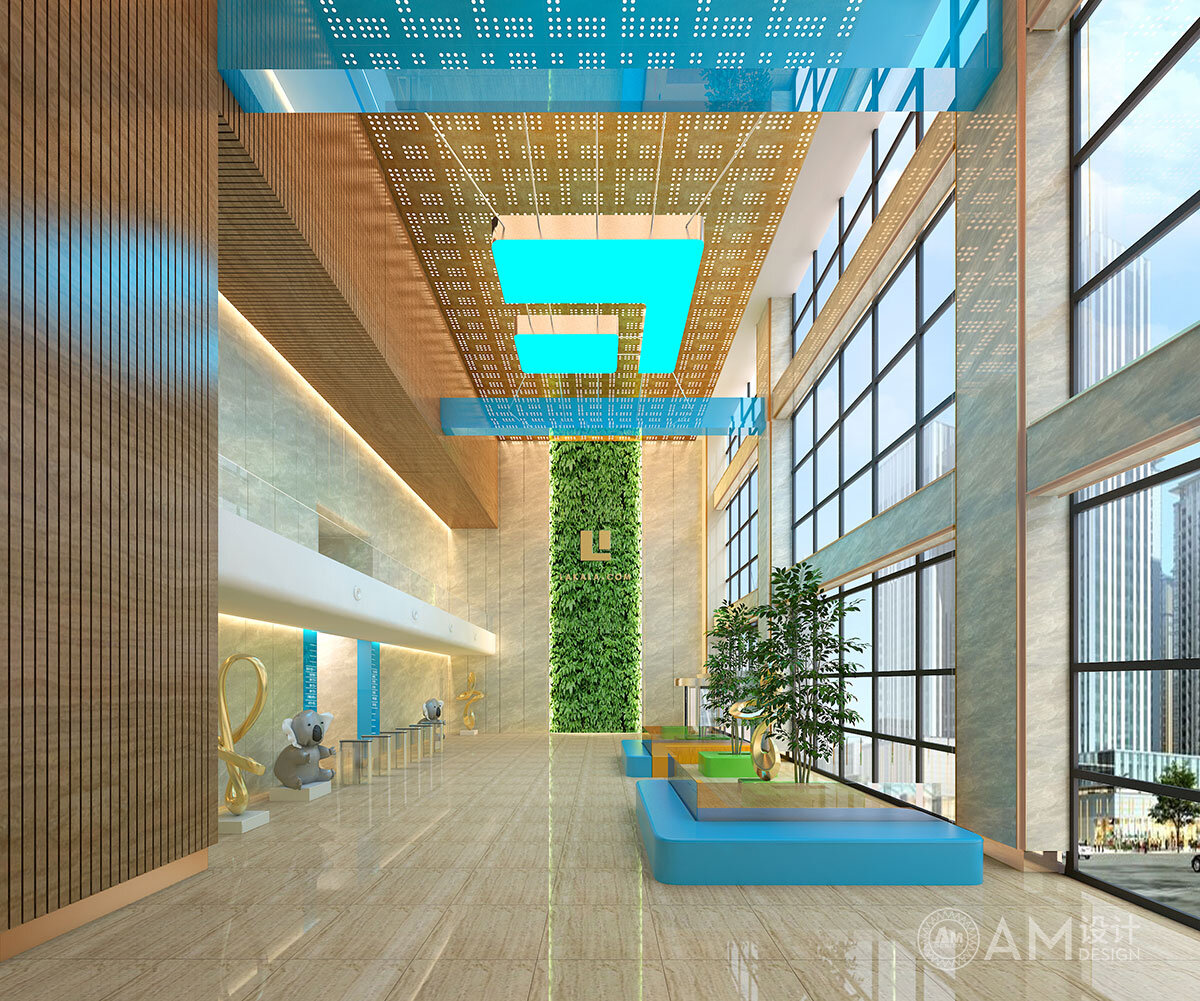 AM|Lakara Holding Group Office Building Design_Lobby