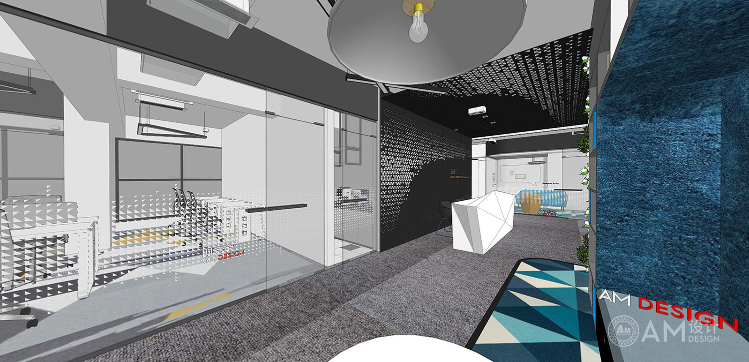 AM|Hongli Group Office Design_Corridor