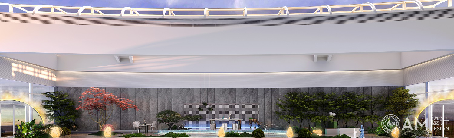 AM | Atrium design of Cangzhou Teppanyaki cafeteria