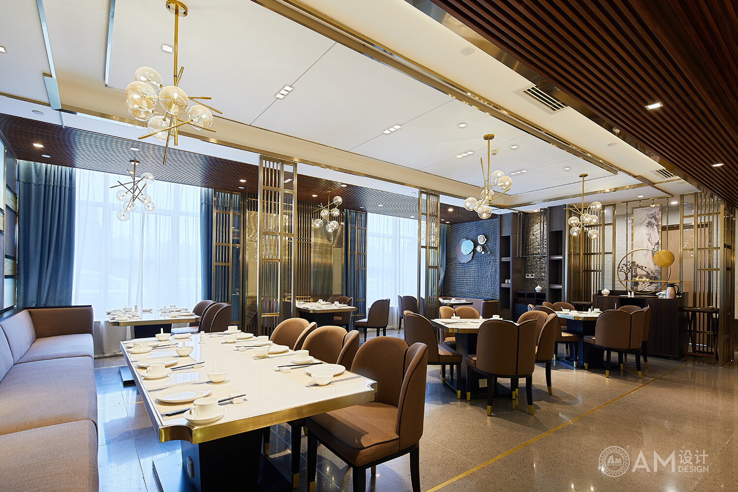 AM | Jinpan Hotel Shu Restaurant Dining Area Design