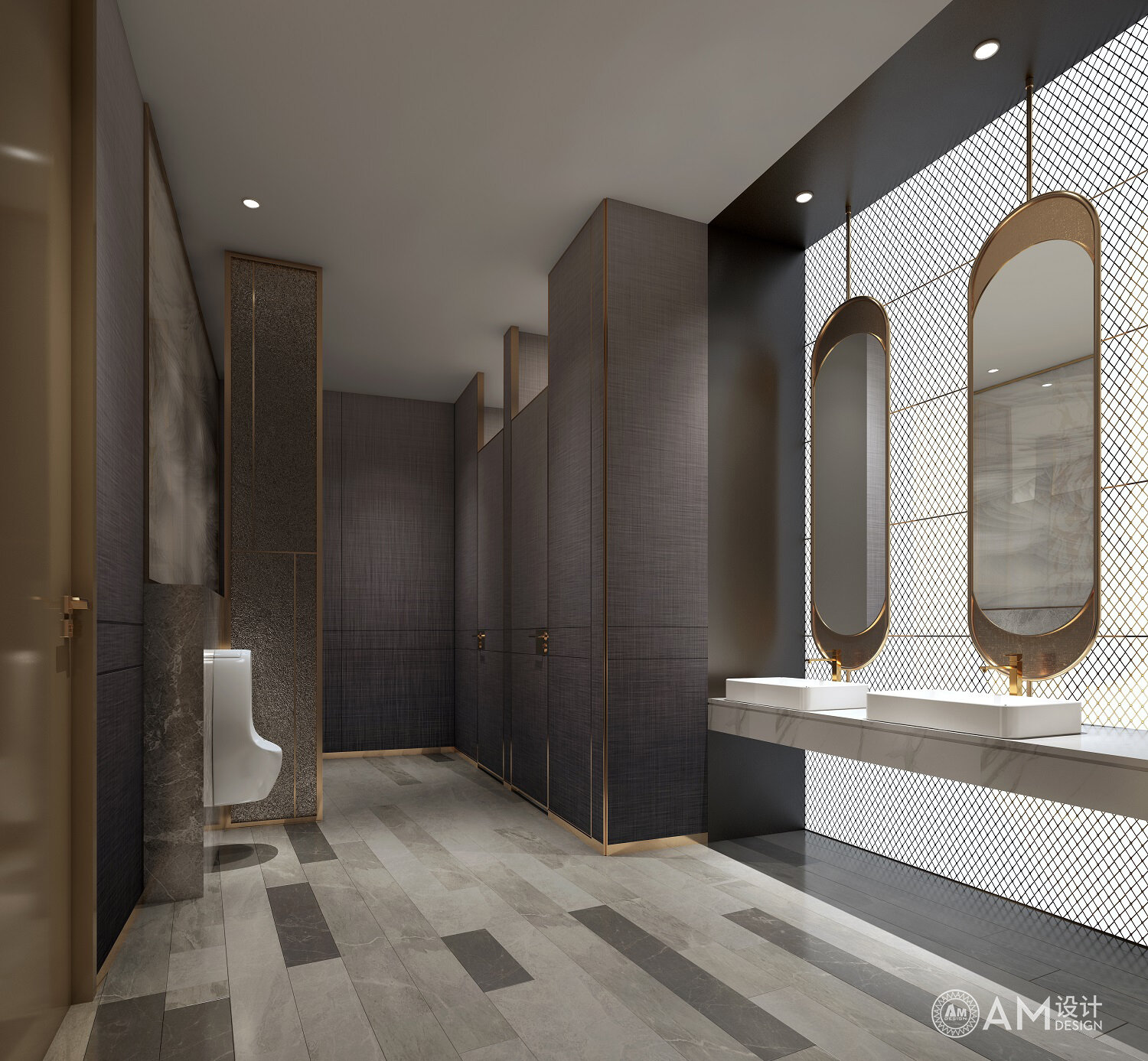 AM | Toilet design of Cangzhou Teppanyaki cafeteria