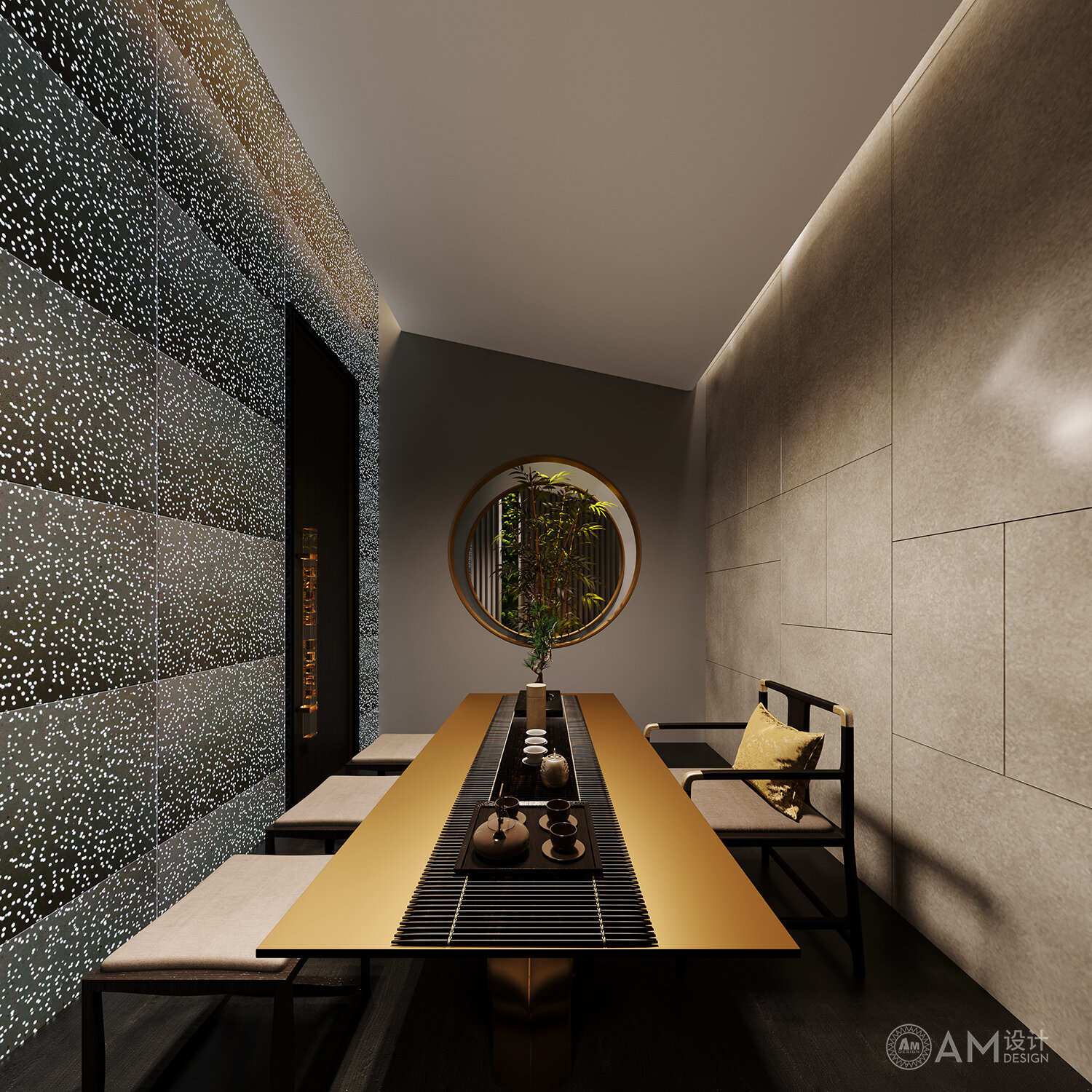 AM | Hanyue Palace SPA Club Design_Tea Room