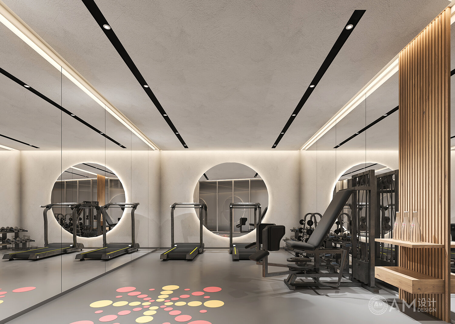 AM | Hefei Fitness Gym VIP Private Classroom Design