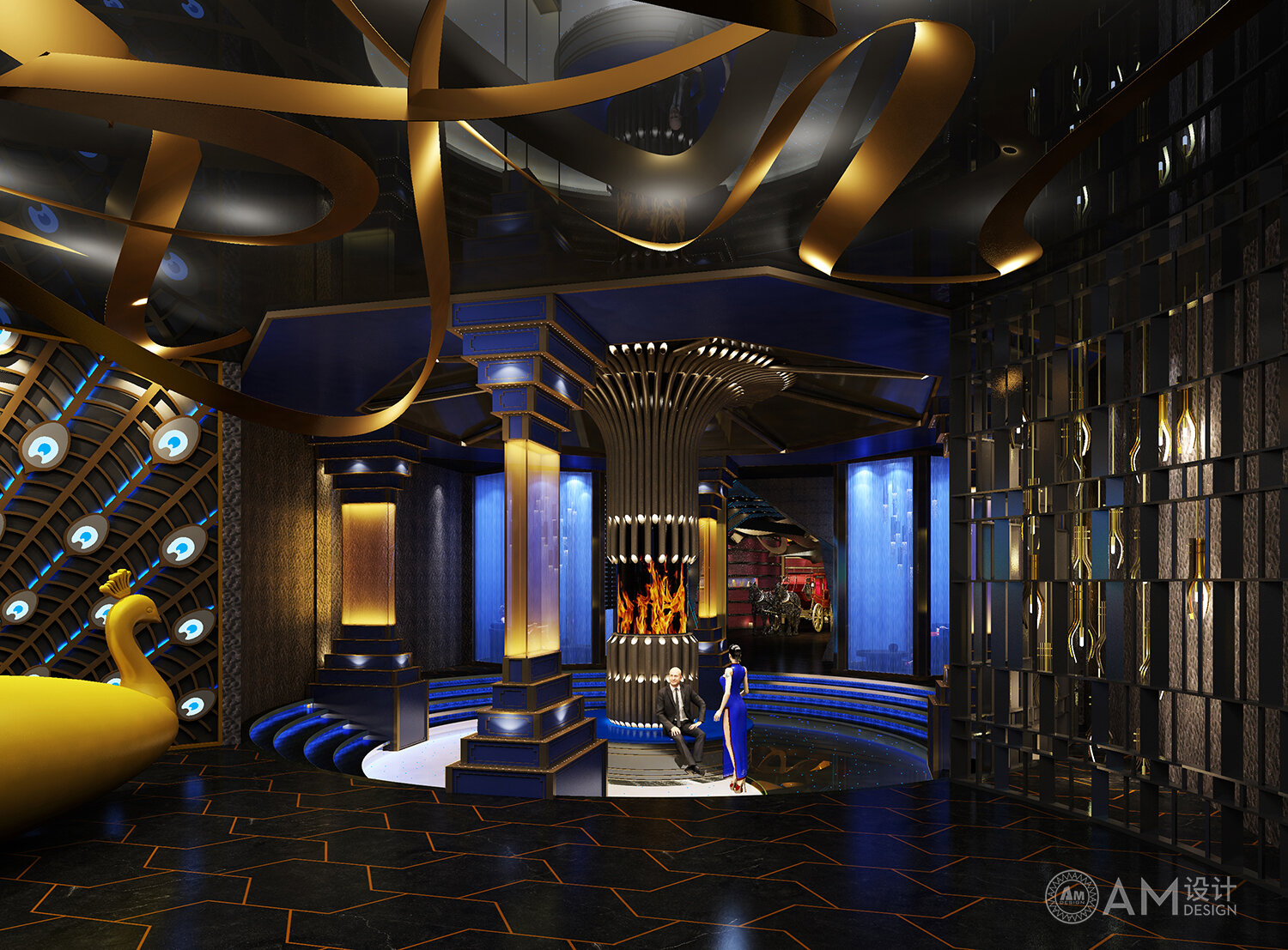 AM | The lobby design of the top SPA club in Tianjun No.7