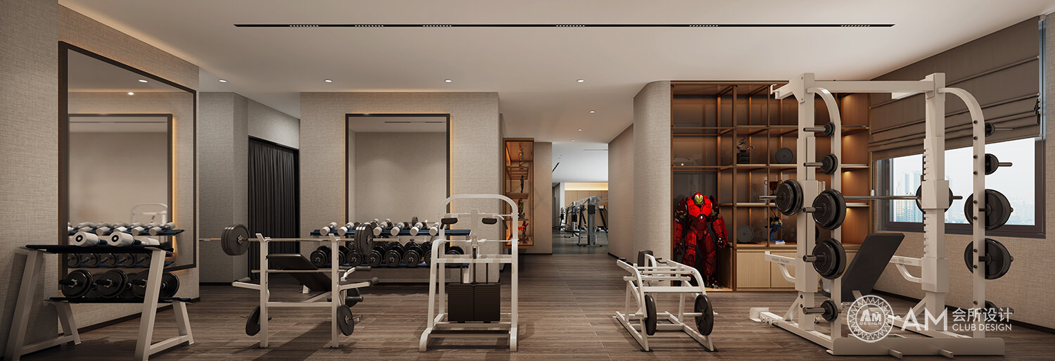 Design of Lingshi private fitness club_AM
