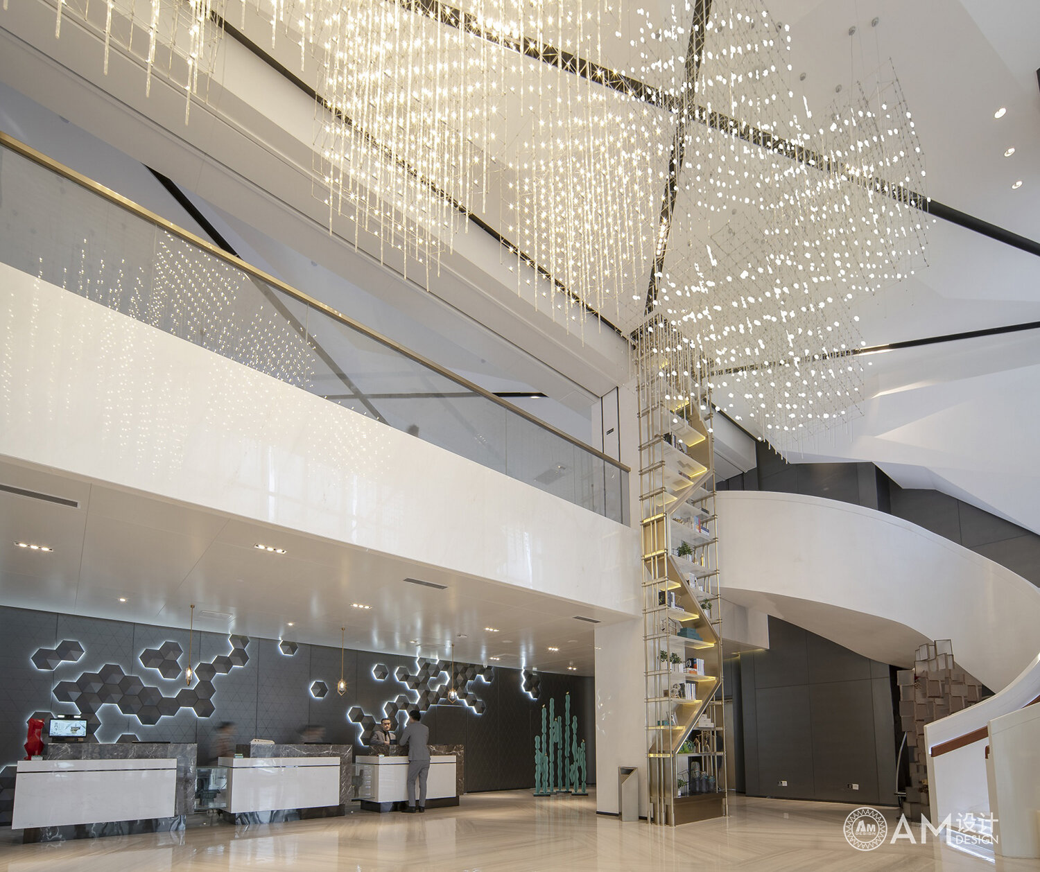 AM | Design of Jinpan hotel hall in Xi'an, Shaanxi