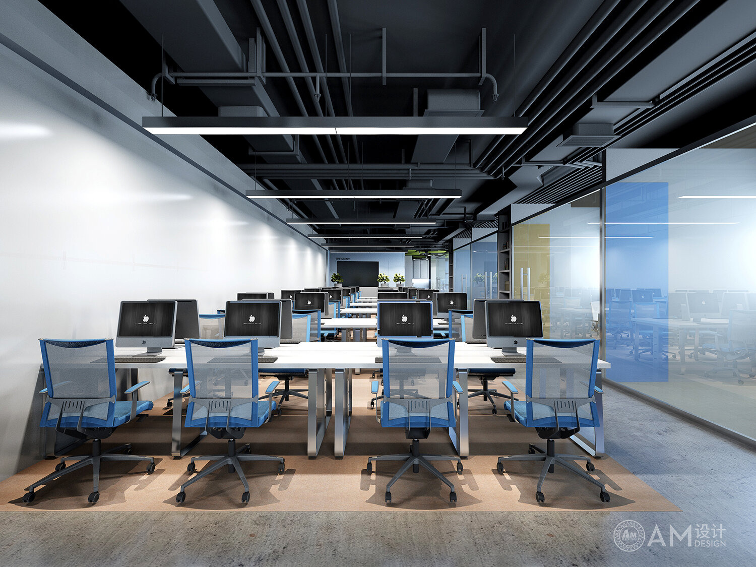 AM | Design of office area of AlSi refrigeration technology office space