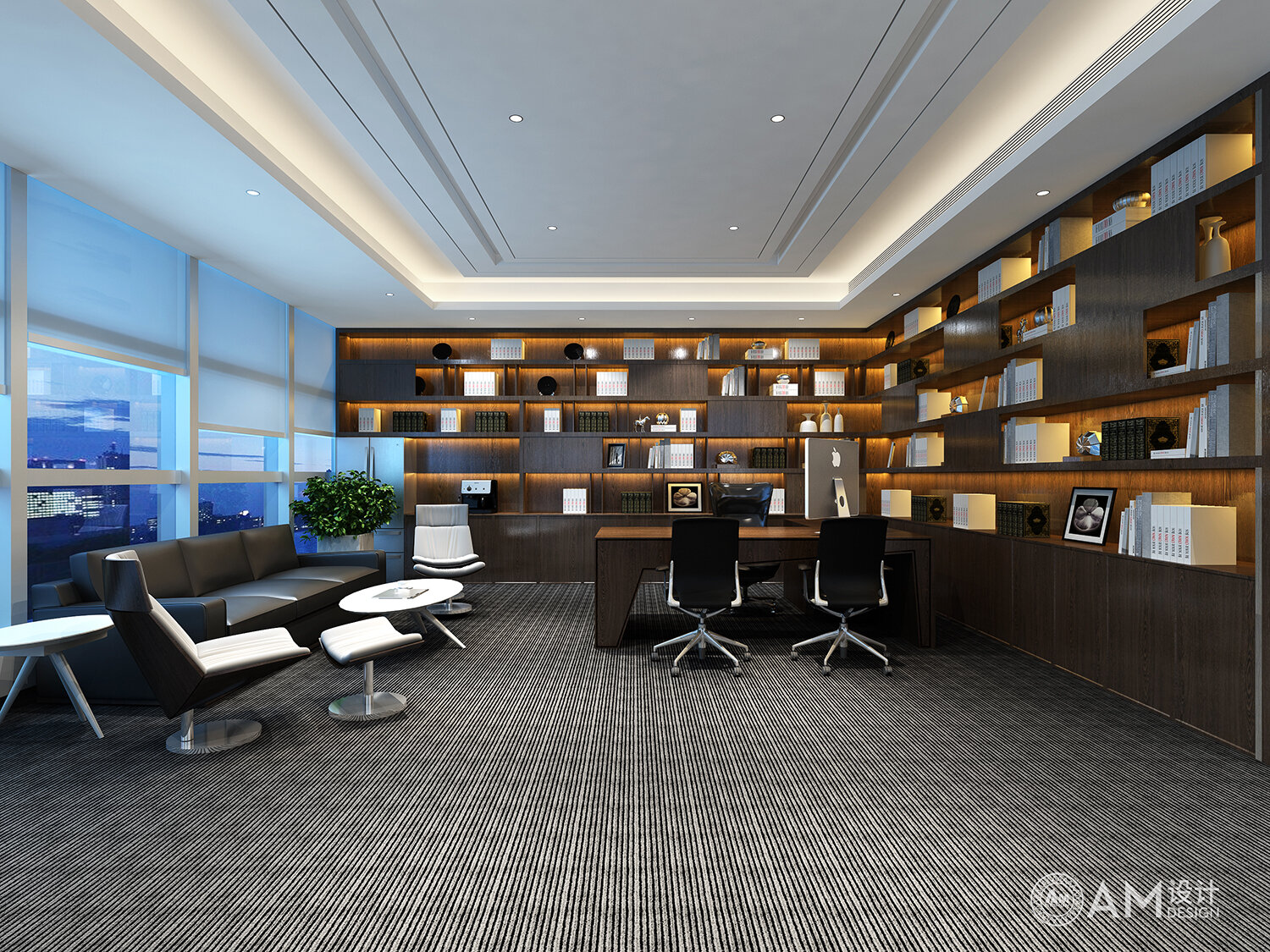 AM | Design of leadership Office of AlSi refrigeration technology office space
