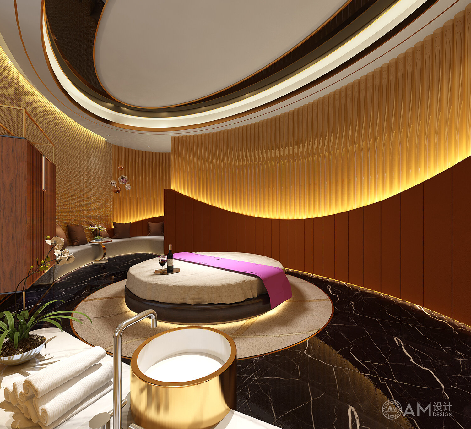 AM | Spa room design of Tianjun No.7 Top Spa Club