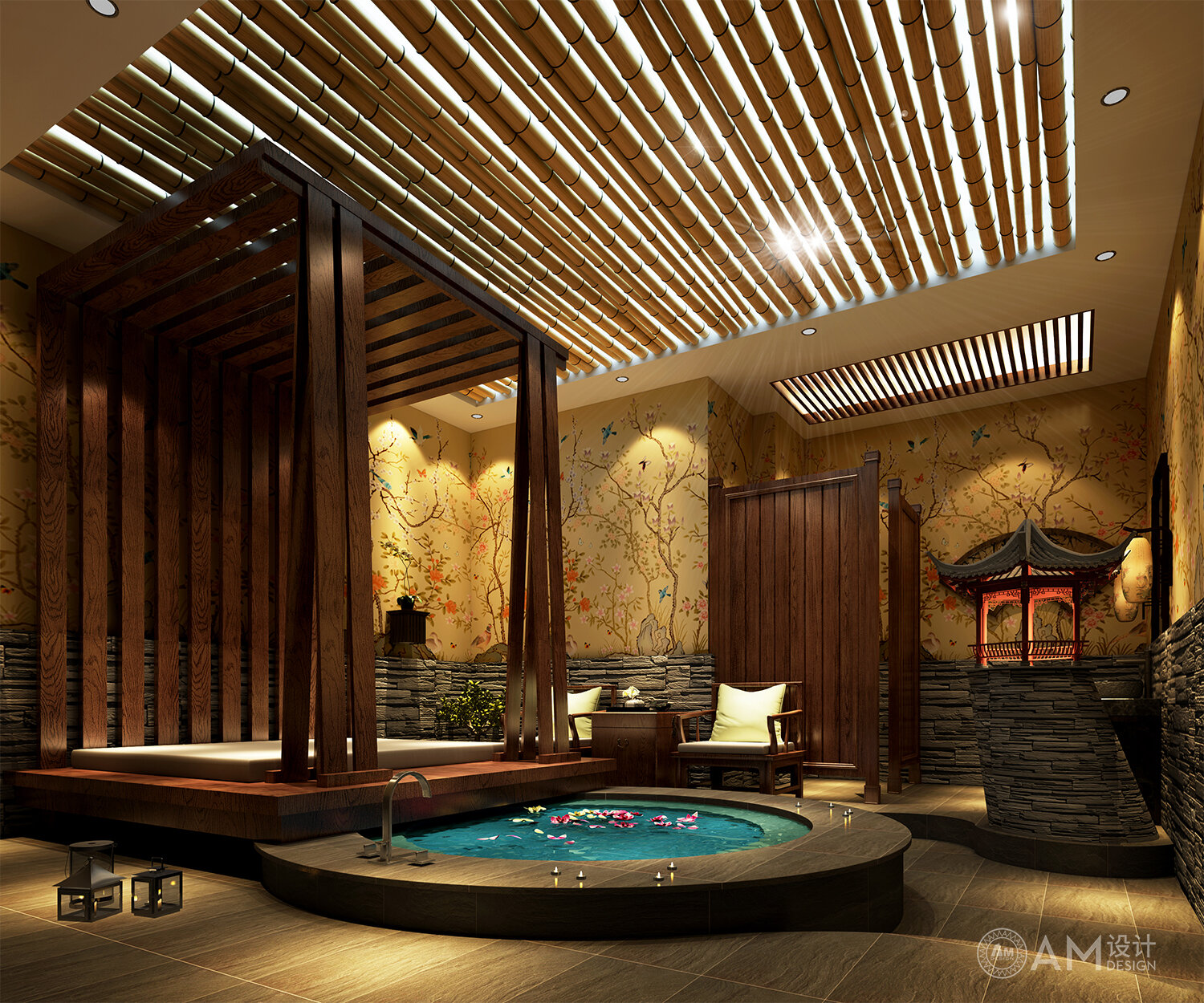 AM | Design of top spa spa in Tianjun