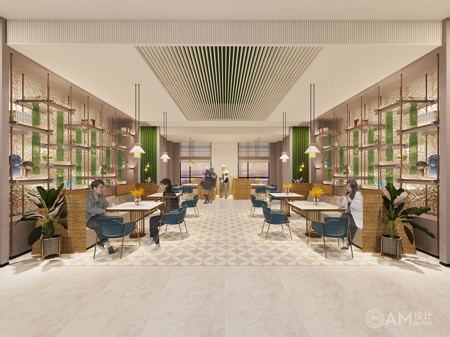 AM DESIGN | Rest area design of Jianguo Hotel in Weinan, Shaanxi