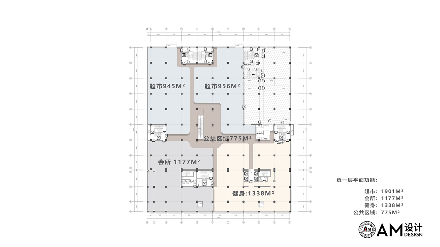 AM DESIGN | Ground floor plan of Jinhui port commercial complex, jhg, Beijing
