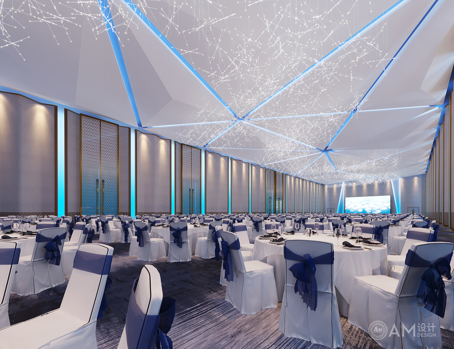 AM DESIGN| Banquet hall design of Liaoning Baida Wanmei Hotel