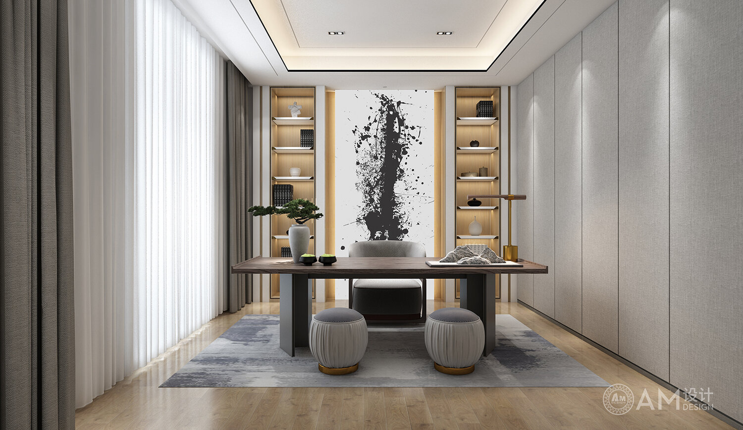 AM DESIGN | Beijing Friendship Hotel club study design