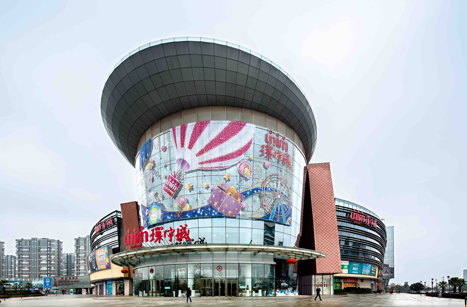 The overall view of the Huanyu City commercial complex before the renovation design