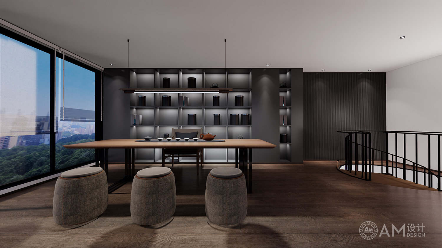 AM DESIGN | Shaanxi Shangluo Mansion Tea Room Design