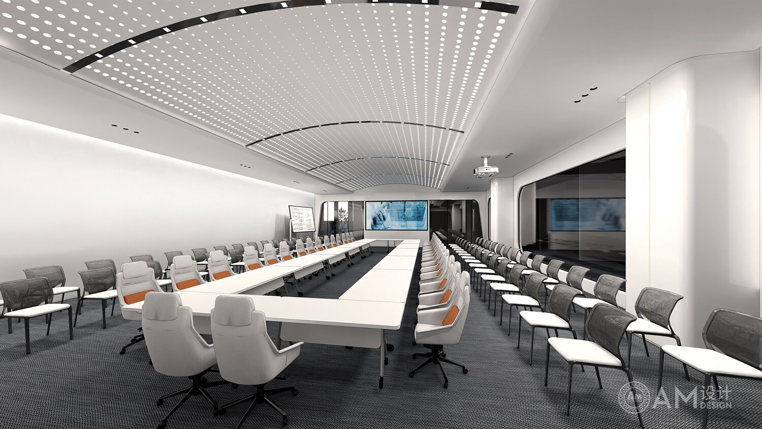 AM DESIGN | Design of the large conference room on the seventh floor of the office building of Inner Mongolia Dongyuan Group