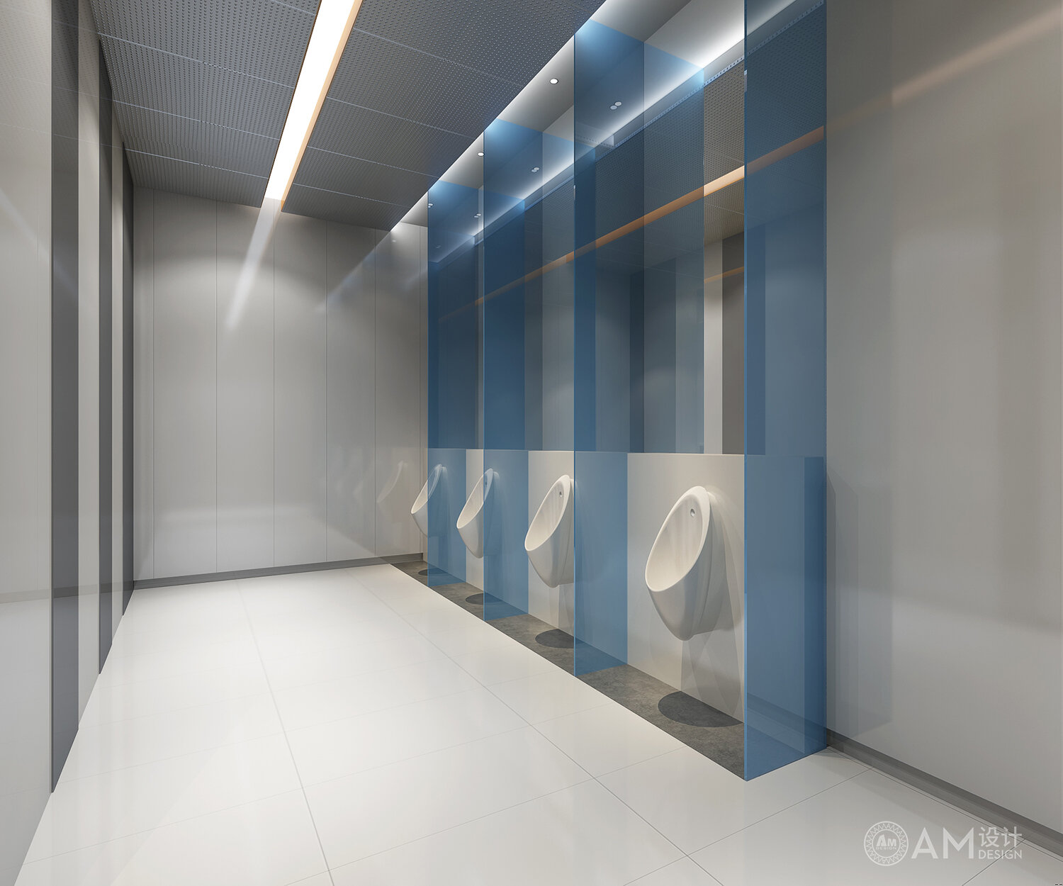 AM DESIGN | Bathroom Design of Thermal Office Building in Tongzhou New City, Beijing