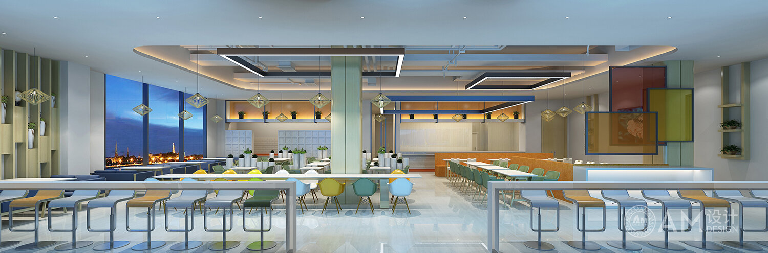 AM DESIGN | Restaurant Design of Reli Office Building, Tongzhou New City, Beijing 