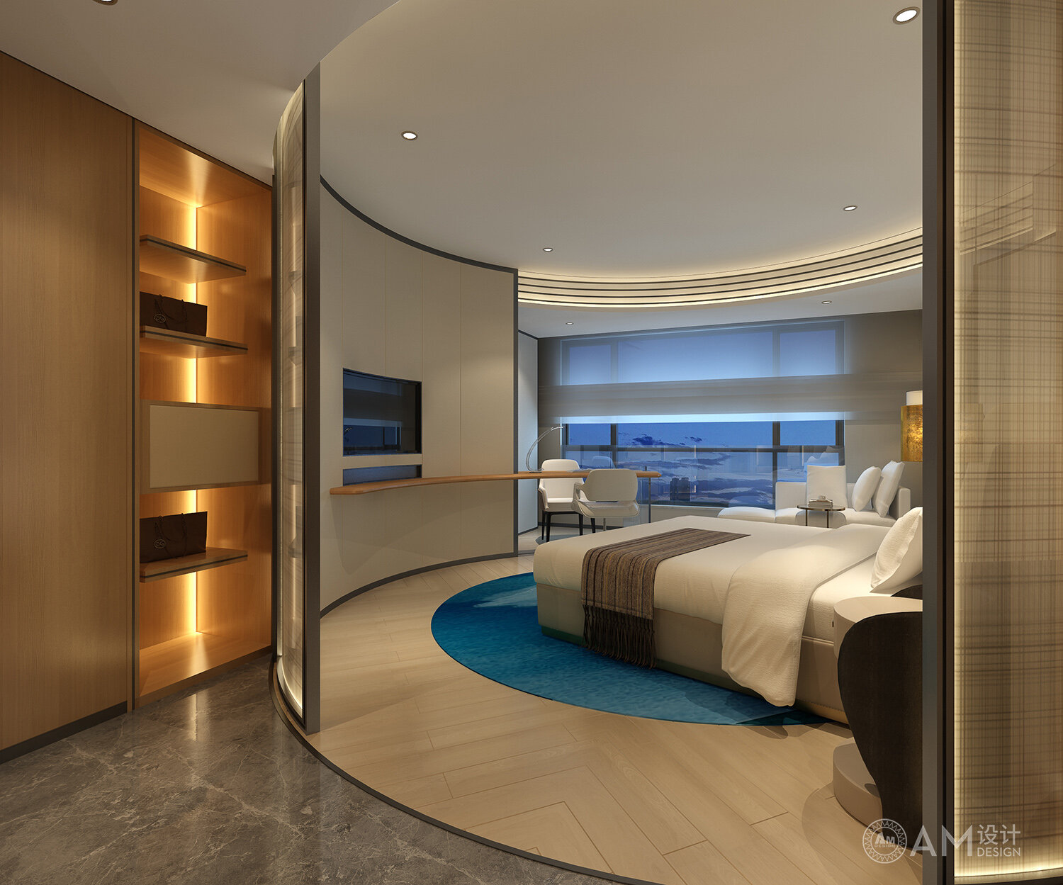 AM DESIGN | Xi'an Jinpan Hotel Guest Room Design