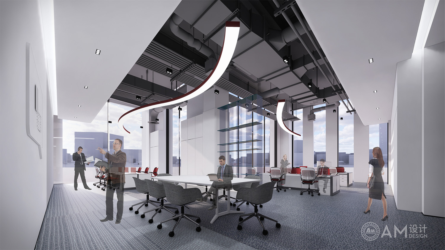 AM DESIGN | Shandong Jinmao Machinery Co., Ltd. Headquarters Sales Department Office Design