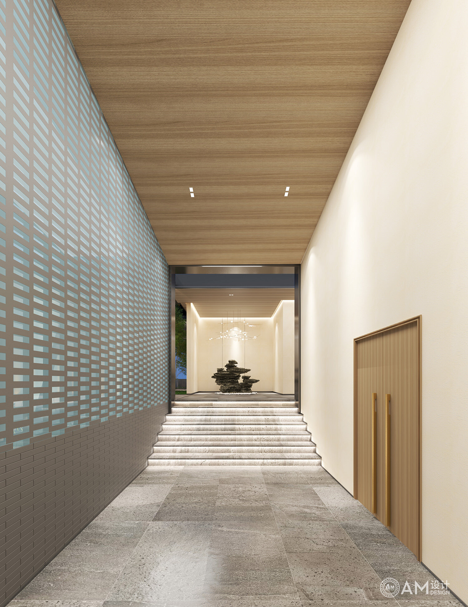 AM DESIGN | Corridor design of Beijing Aobei Enterprise Club