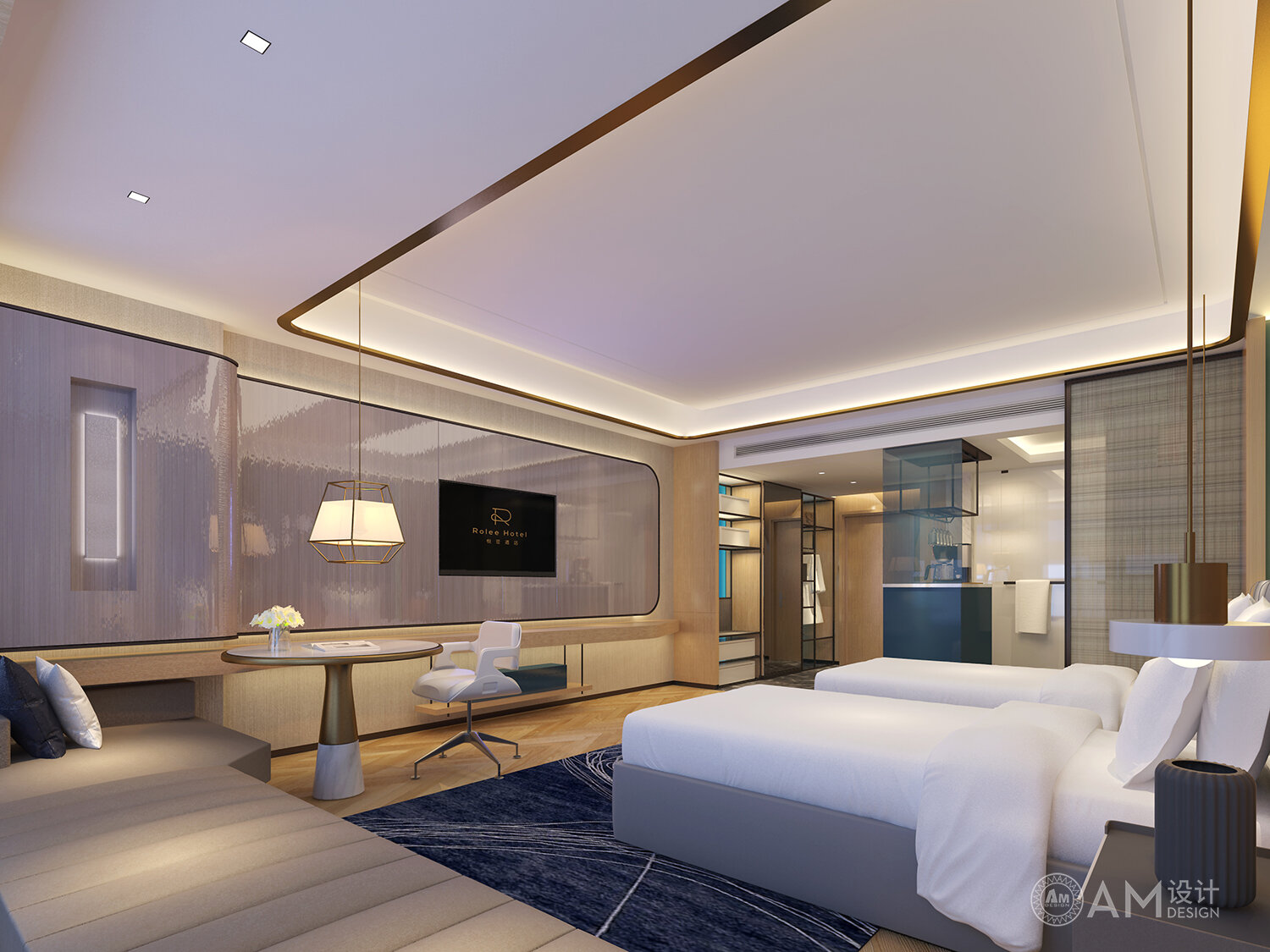 AM DESIGN | Xi'an Yuelai Hotel Guest Room Design