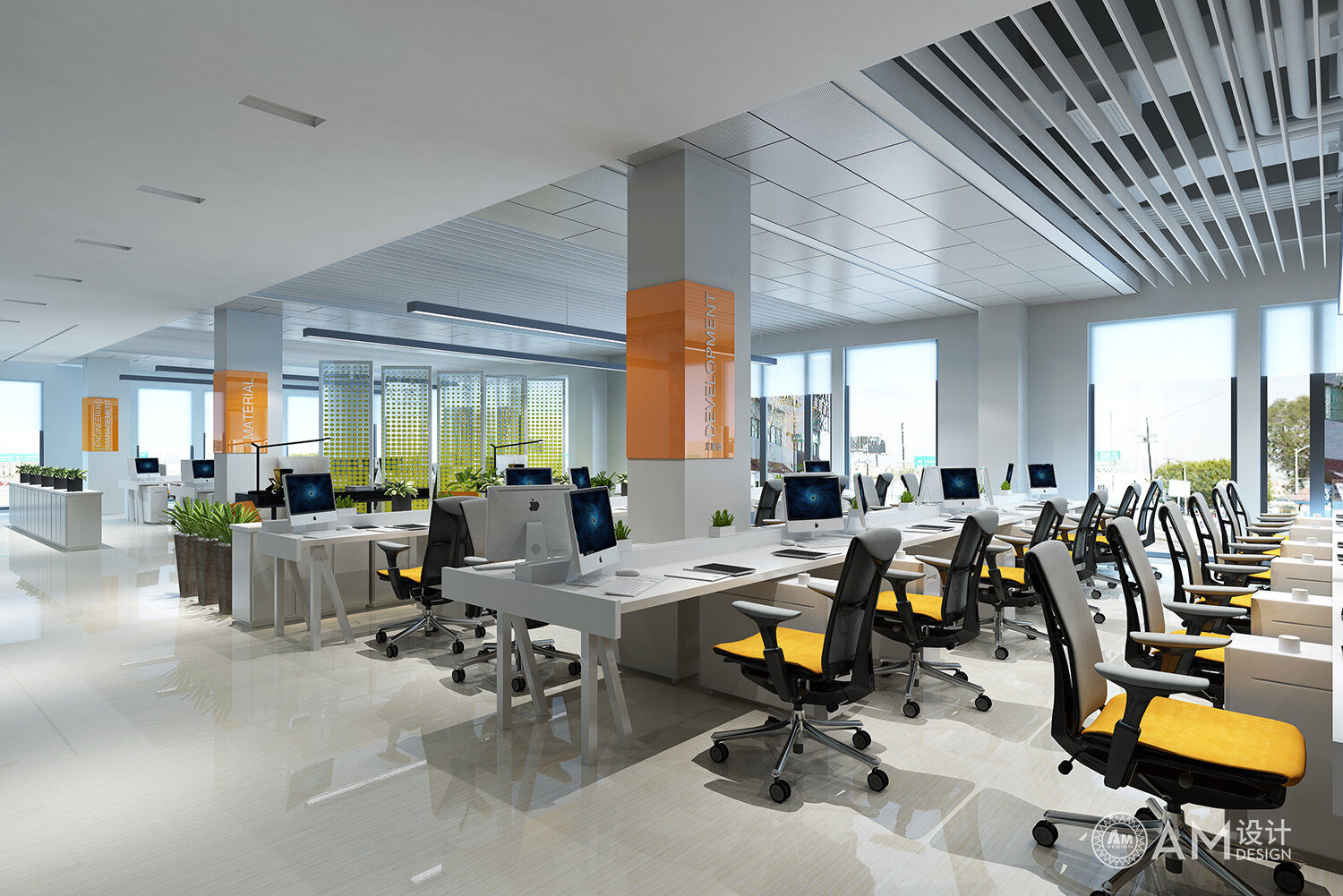 AM DESIGN | Office area design of Beijing Xincheng Thermal Group Office Building
