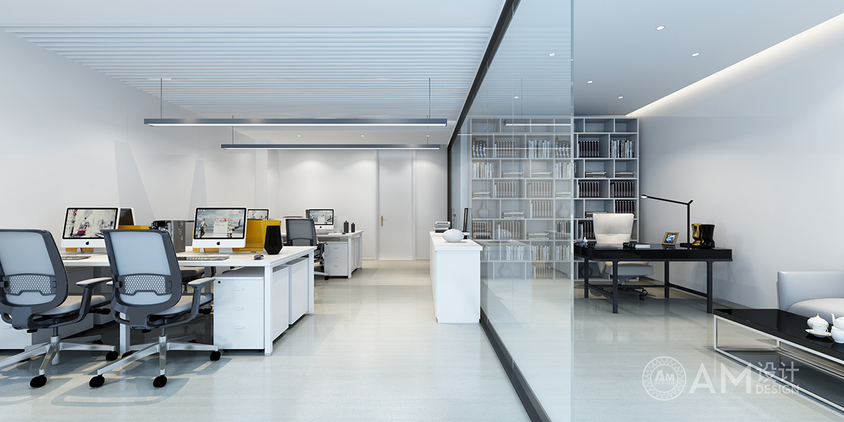 AM DESIGN | Office area design of Beijing Xincheng Thermal Group Office Building