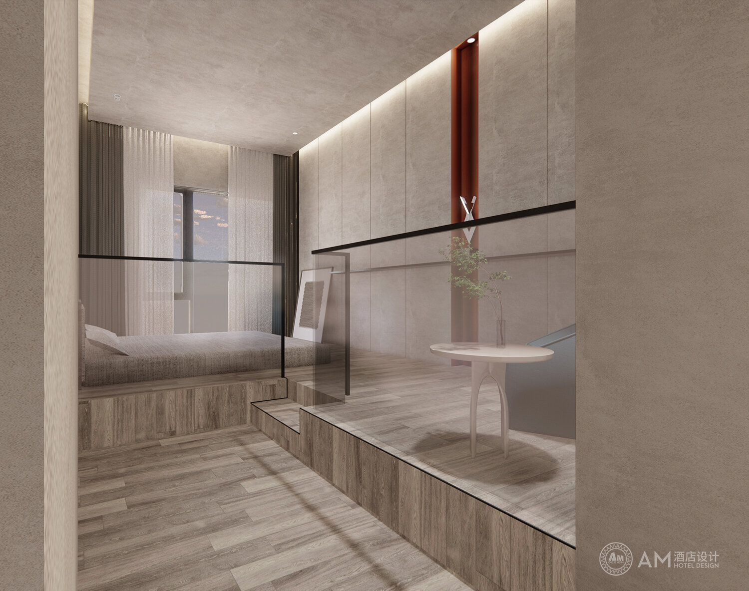 AM DESIGN | Guest room design of Qianhouyuan B&B in Jizhou District, Tianjin