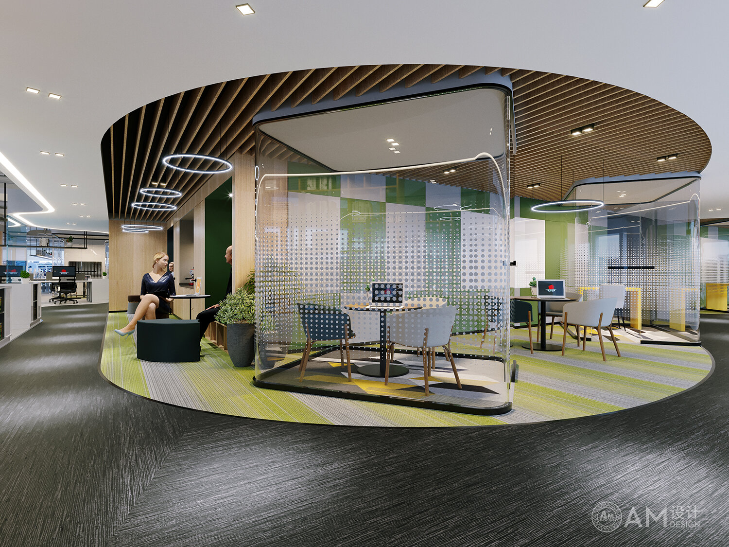AM DESIGN | Office meeting room design of Shandong Kanghua Media Internet Company